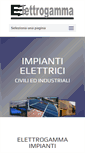 Mobile Screenshot of elettrogammaimpianti.com